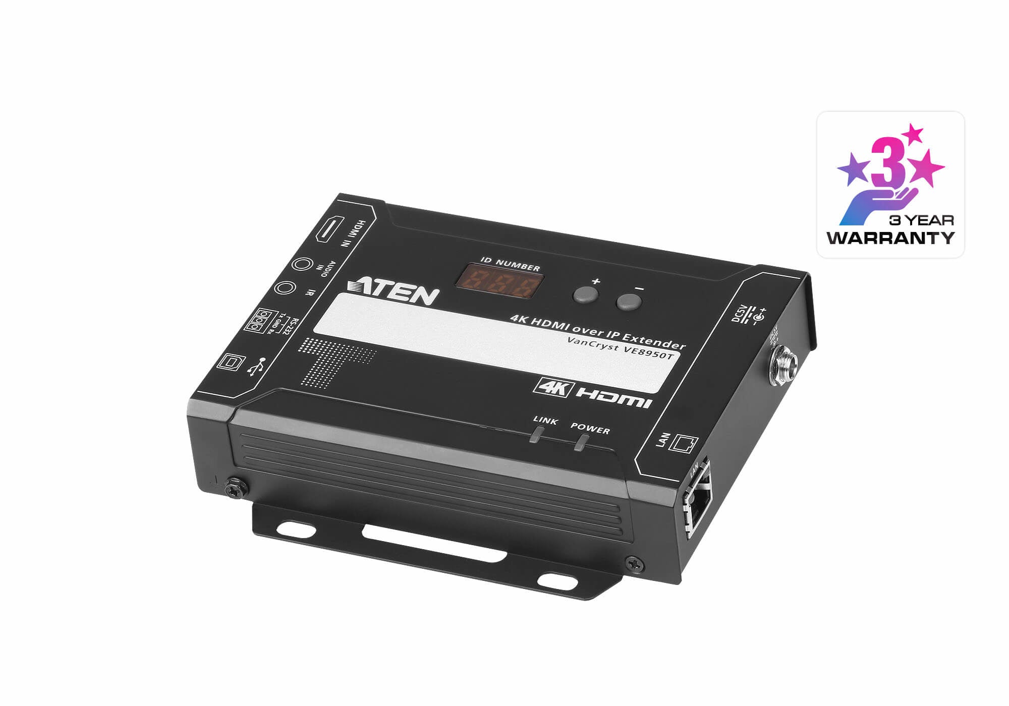 Transmisor Video sobre IP HDMI | 4K Ultra HD 4096x2160 @ 30Hz | Compresión Lossless con Latencia Ultra Baja | PoE Integrado | Video Wall 8x8 | Control RS-232 e IR | Compatibilidad con Aplicación Móvil | Escalabilidad Ilimitada