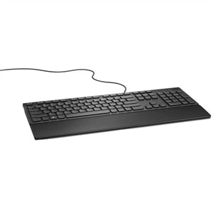 TECLADO ALAMBRICO DELL EN INGLES MODELO KB216-BK-US COLOR NEGRO