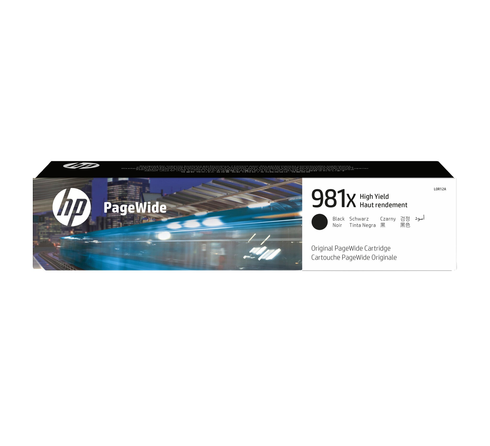 HP Cartucho original PageWide 981X de alta capacidad negro