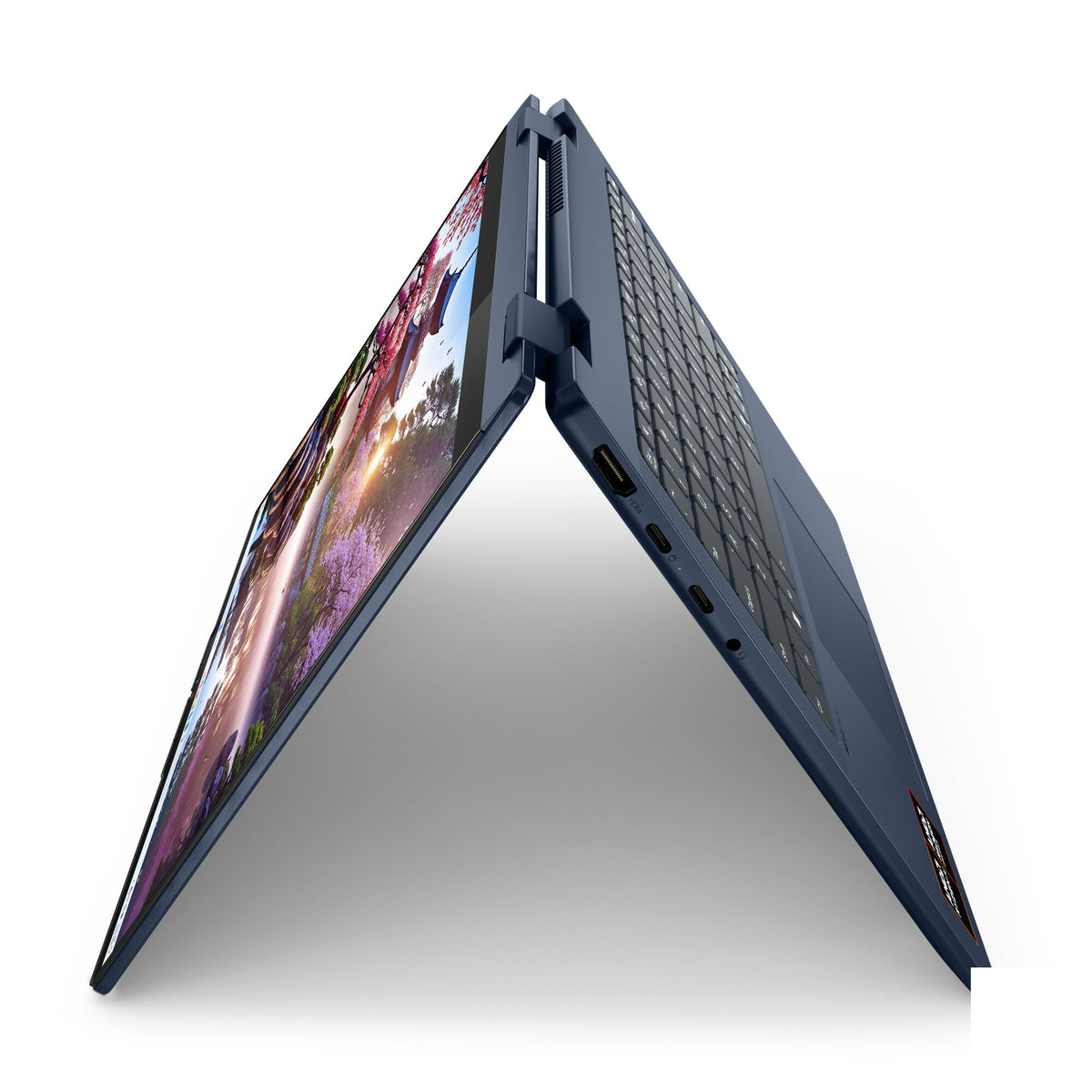 Lenovo IdeaPad 5 2-in-1 14AKP10 Copilot+ PC AMD Ryzen AI 7 350 Híbrido (2-en-1) 35.6 cm (14") Pantalla táctil WUXGA 16 GB 512 GB SSD Wi-Fi 7 (802.11be) Windows 11 Home Español Azul