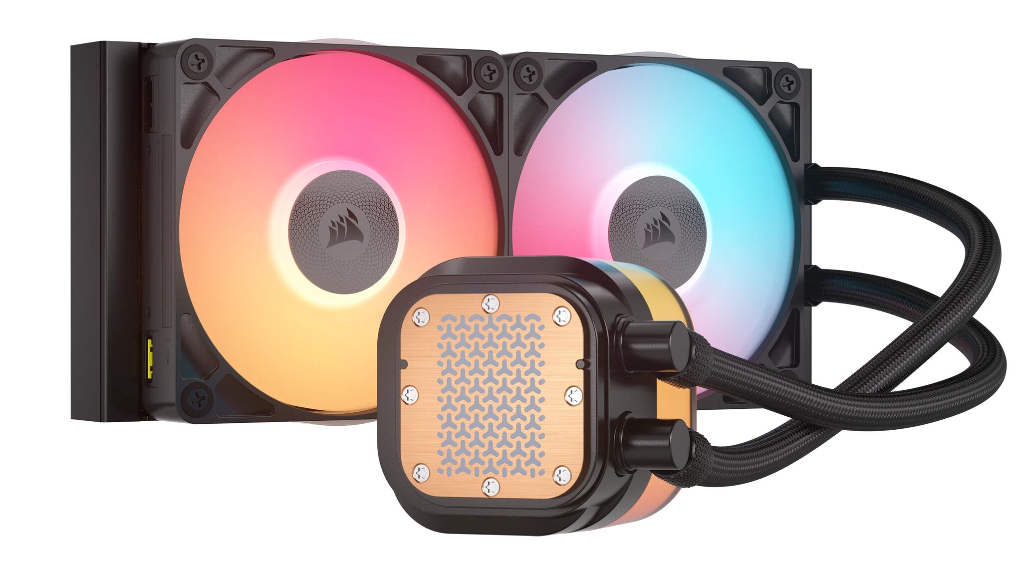 Corsair iCUE LINK TITAN 240 RX LCD Procesador Enfriador de aire 12 cm Negro 1 pieza(s)