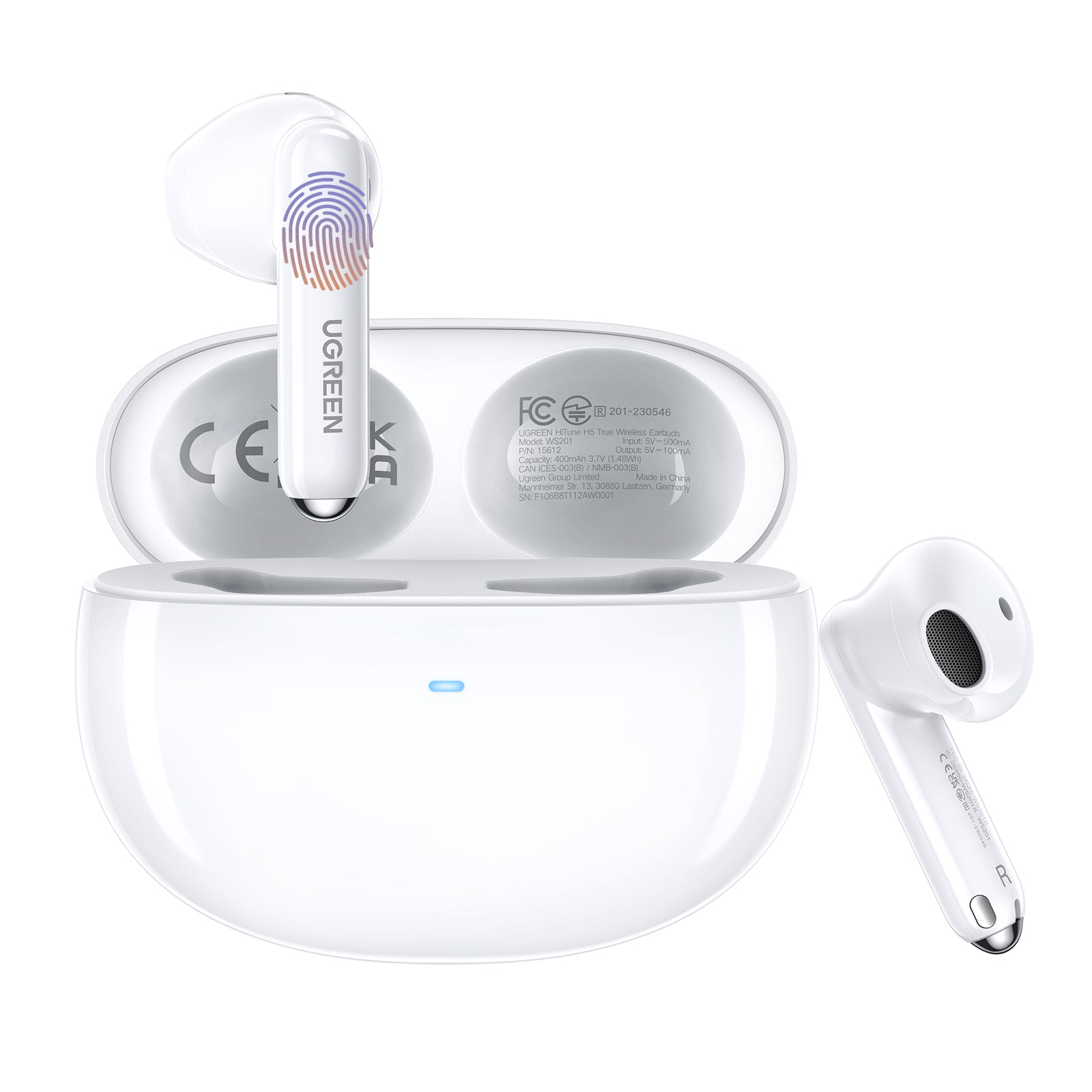 Auriculares inalámbricos con cancelación activa de ruido UGREEN HiTune T3 (blanco)