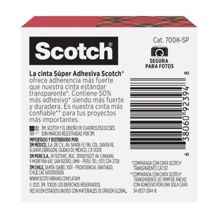 3M Scotch Super Adhesive Tape 19mmx25.4m Box