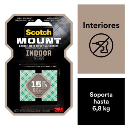3M Interior Mounting Tape 111H-SQ-48-DC 48 Units in Display Case