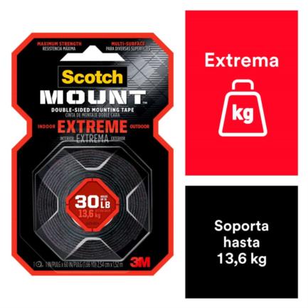 3M Scotch-Mount 414H Extreme Mounting Tape 2.54cmx1.52m