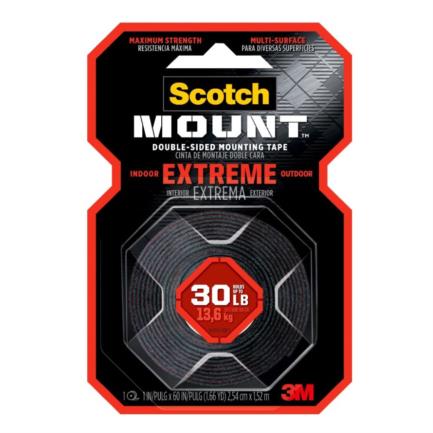 3M Scotch-Mount 414H Extreme Mounting Tape 2.54cmx1.52m