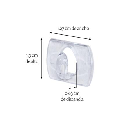 3M Command Clear Outdoor Light Clips, 4-count