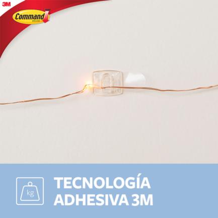3M Command Clear Outdoor Light Clips, 4-count