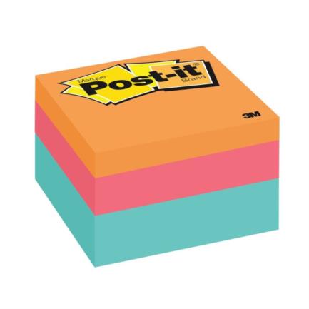 3M Post-It 2018 3x3 Pastel Color Cube Sticky Notes 400 Sheets
