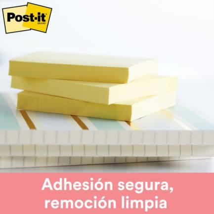 3M Post-it Notes 653 1.5x2" Yellow 100 Sheets per Pad, 12-pack