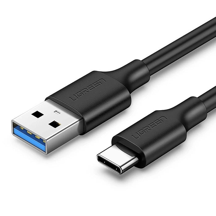 Cable USB-A a USB-C | 2 Metros | Carga y Sincronización de Datos | Carga Rápida 60W | Datos 5 Gbps | QC 3.0/2.0 | FPC | AFC | Protección Integrada | Duradero y Flexible| Caja ABS | Cubierta de TPE | Color Negro.