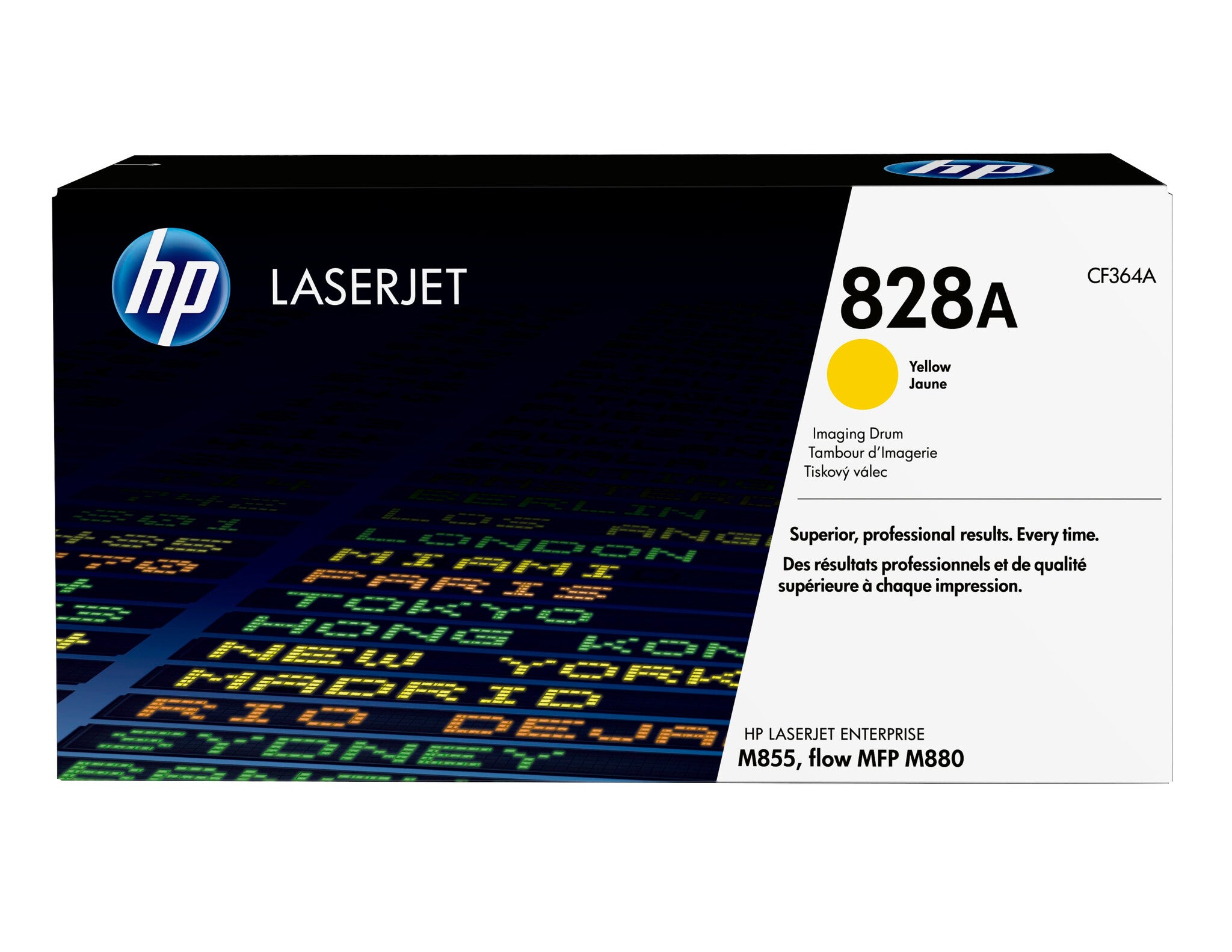 HP Tambor de imagen 828A LaserJet, amarillo