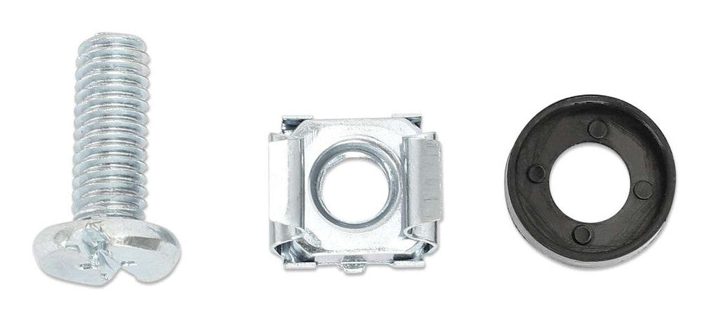 Intellinet TORNILLOS M6 TUERCA ENJAULADA PAQUETE CON 100 JUEGOS