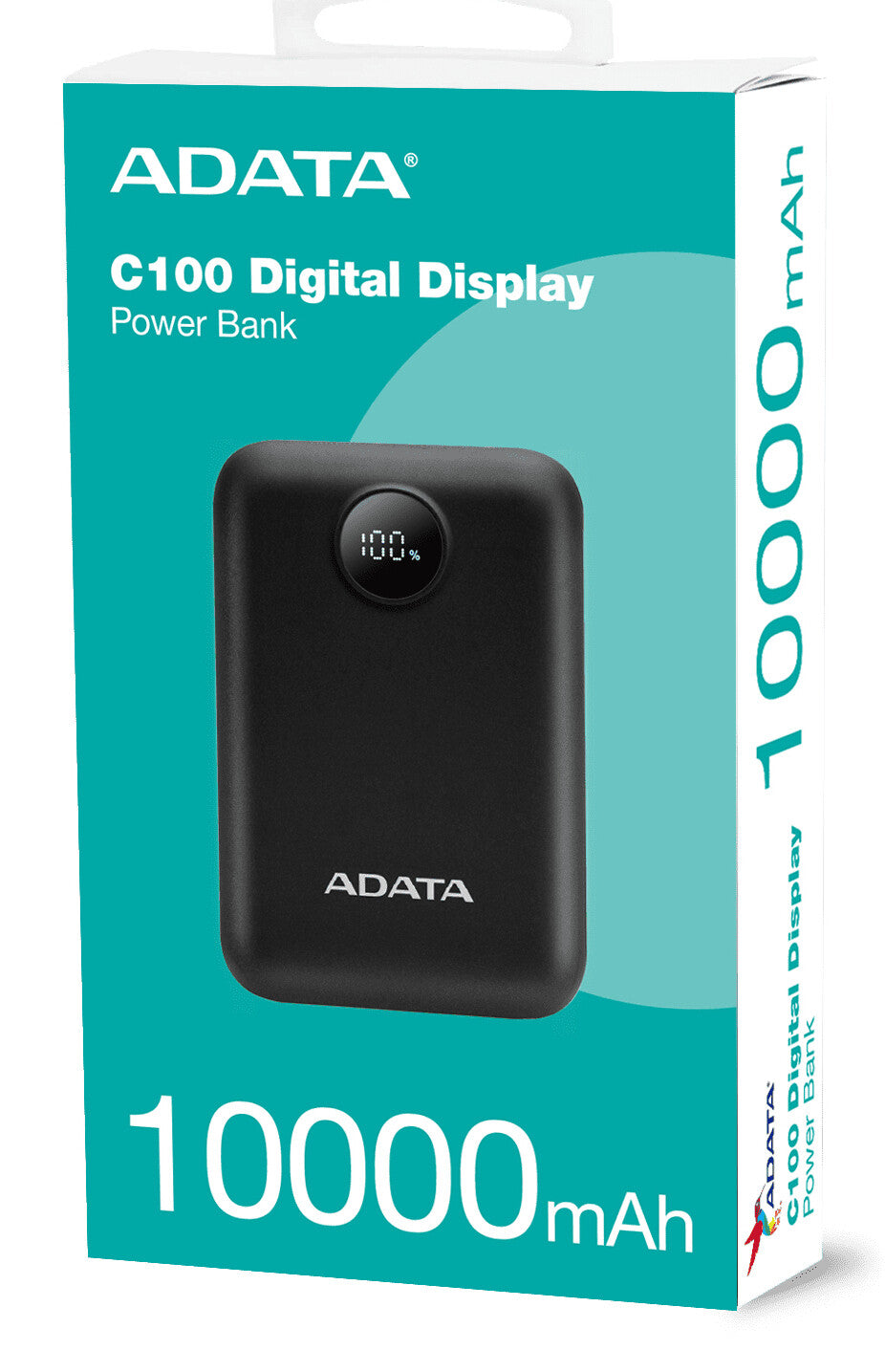 ADATA C100 Polímero de litio 10000 mAh Negro