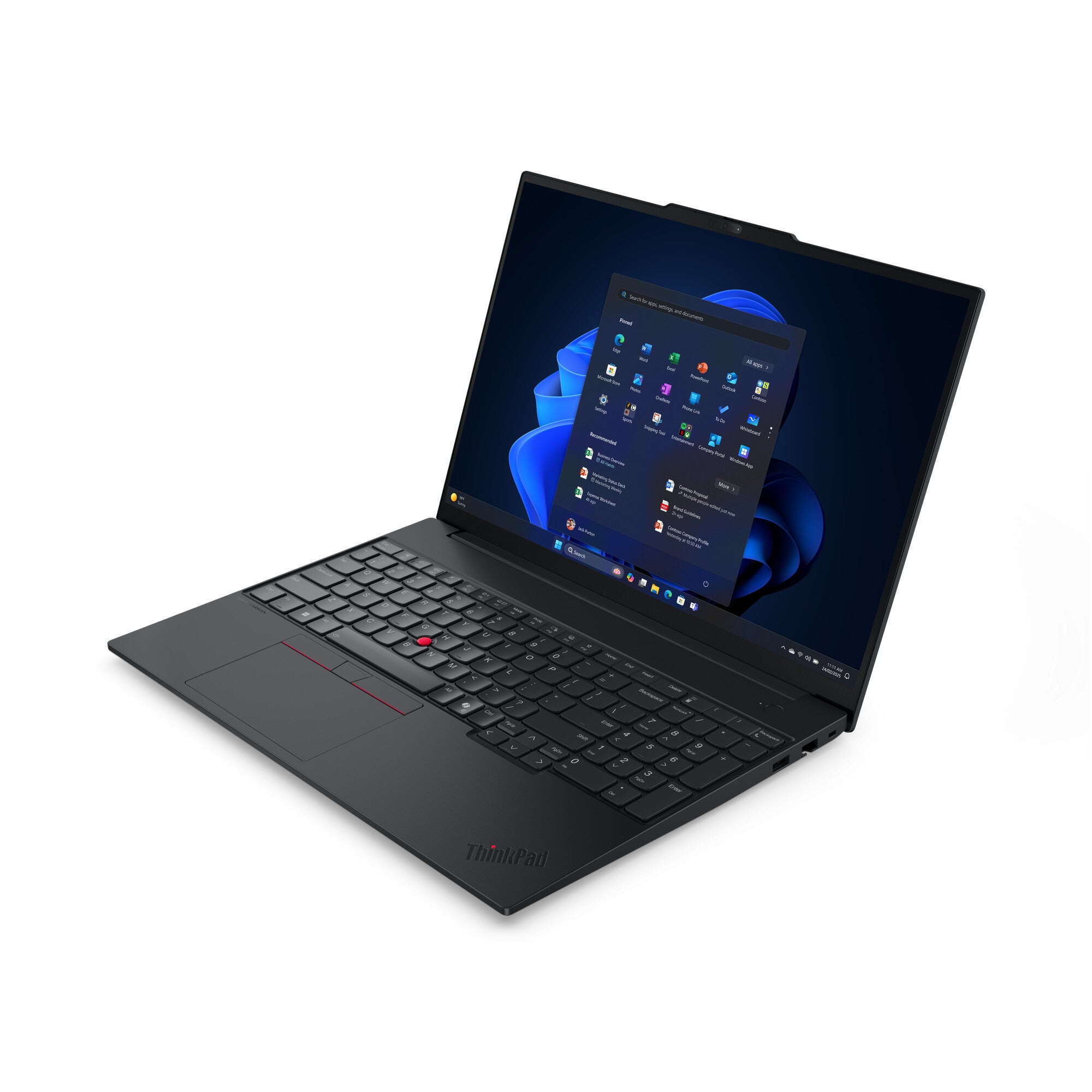 Lenovo ThinkPad E16 Gen 3 (Intel) Intel Core 5 210H Computadora portátil 40.6 cm (16") WUXGA 16 GB DDR5-SDRAM 512 GB SSD Wi-Fi 6E (802.11ax) Windows 11 Pro Español Negro