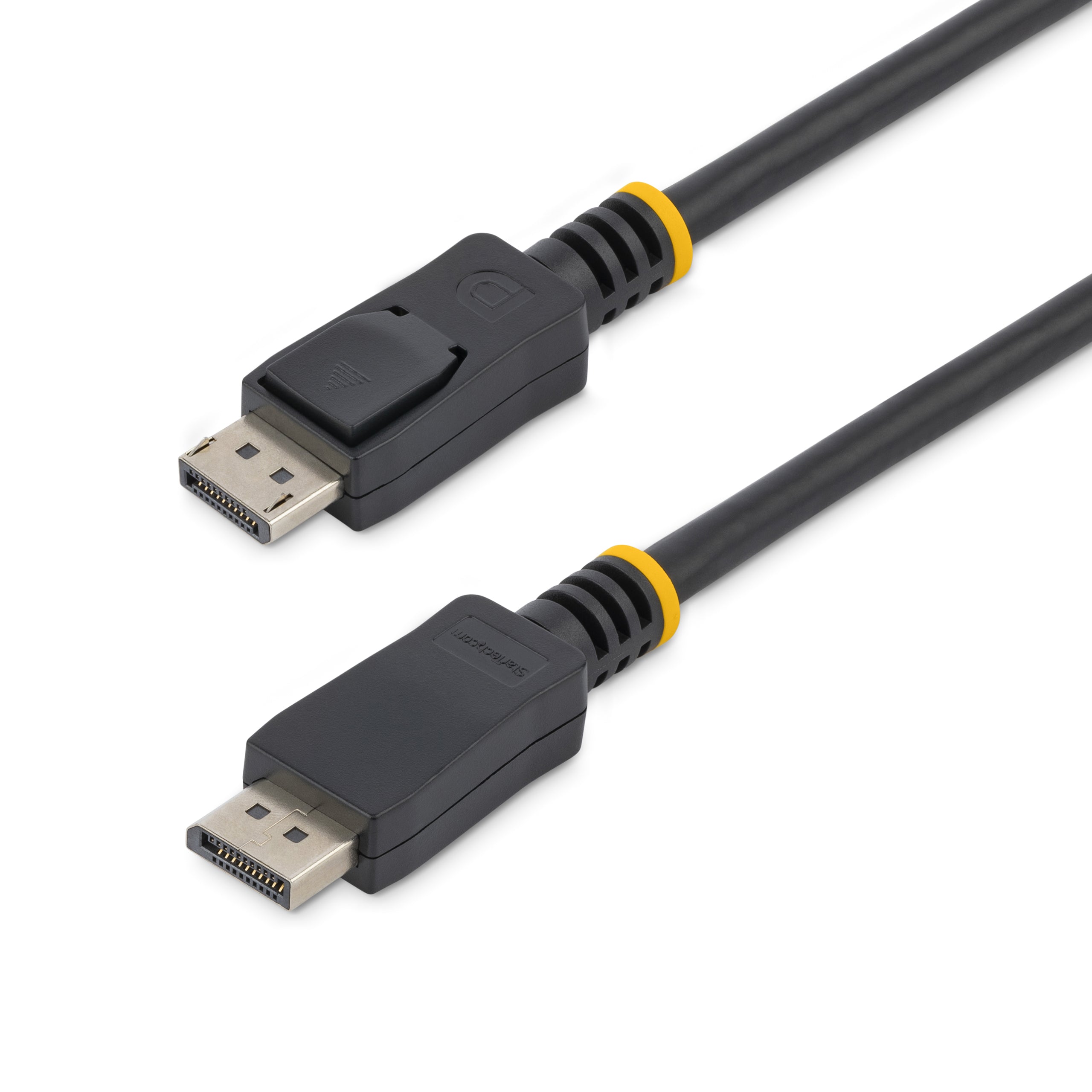 CABLE DE 5M DISPLAYPORT 4K MBR CON CIERRE DE SEGURIDAD MEDIANTE MECANISMO DE BLOQUEO - 2X MACHO DP - LATCHES - NEGRO - STARTECH.COM MOD. DISPL5M