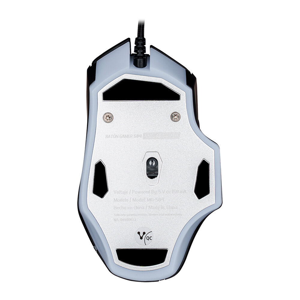 Vorago MO-504 ratón Juego Diestro USB tipo A Óptico 6400 DPI