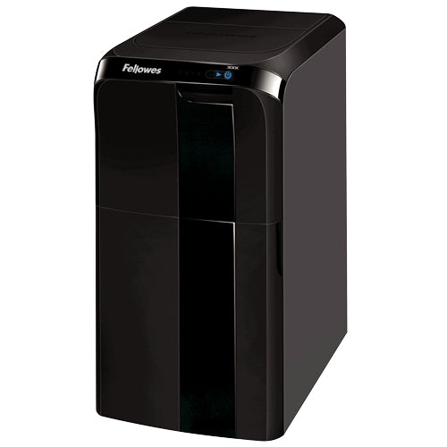 Fellowes AutoMax 350C Cross-Cut Shredder 350 Sheets 18 Gallons Black