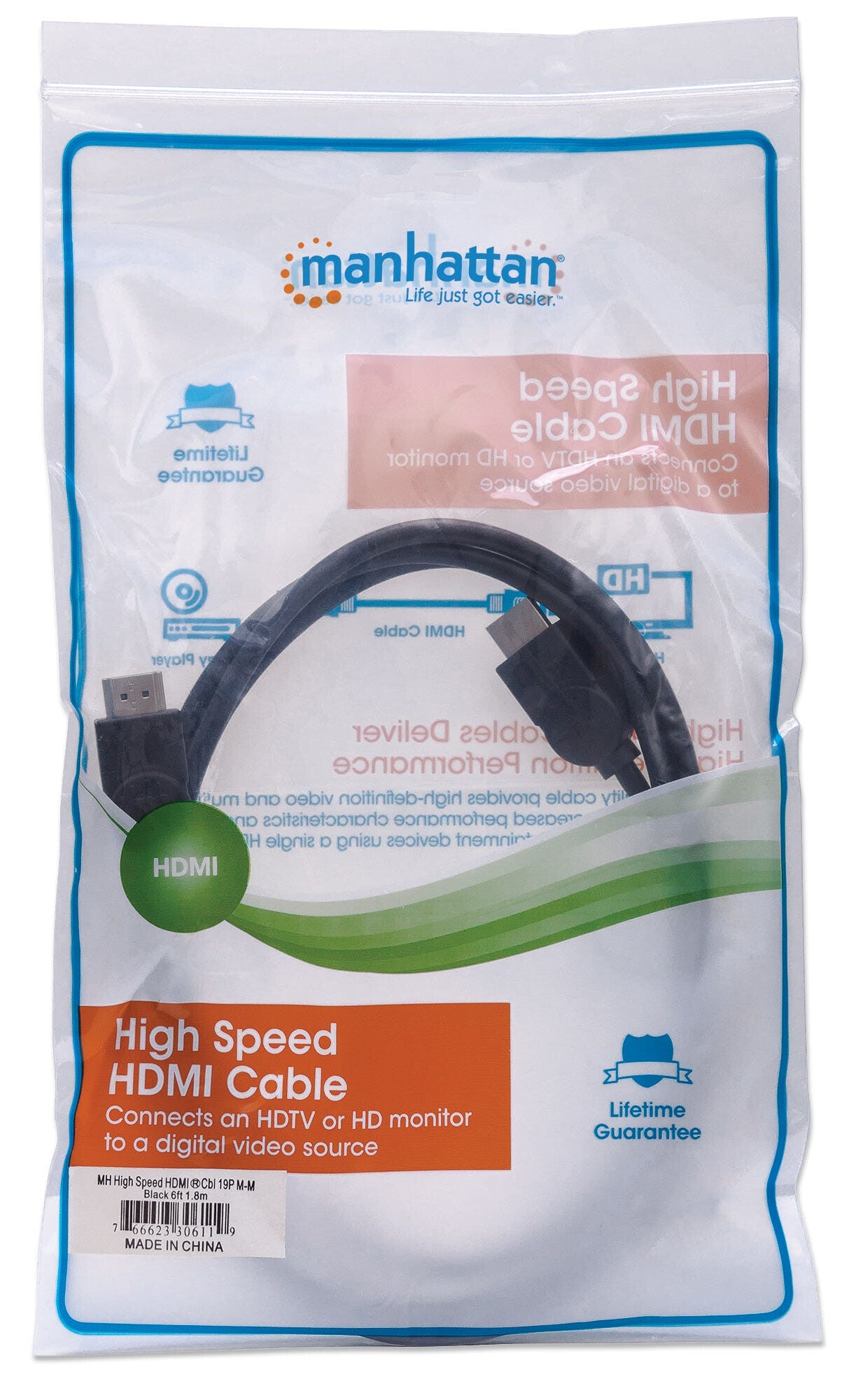 Manhattan Cable HDMI de Alta Velocidad