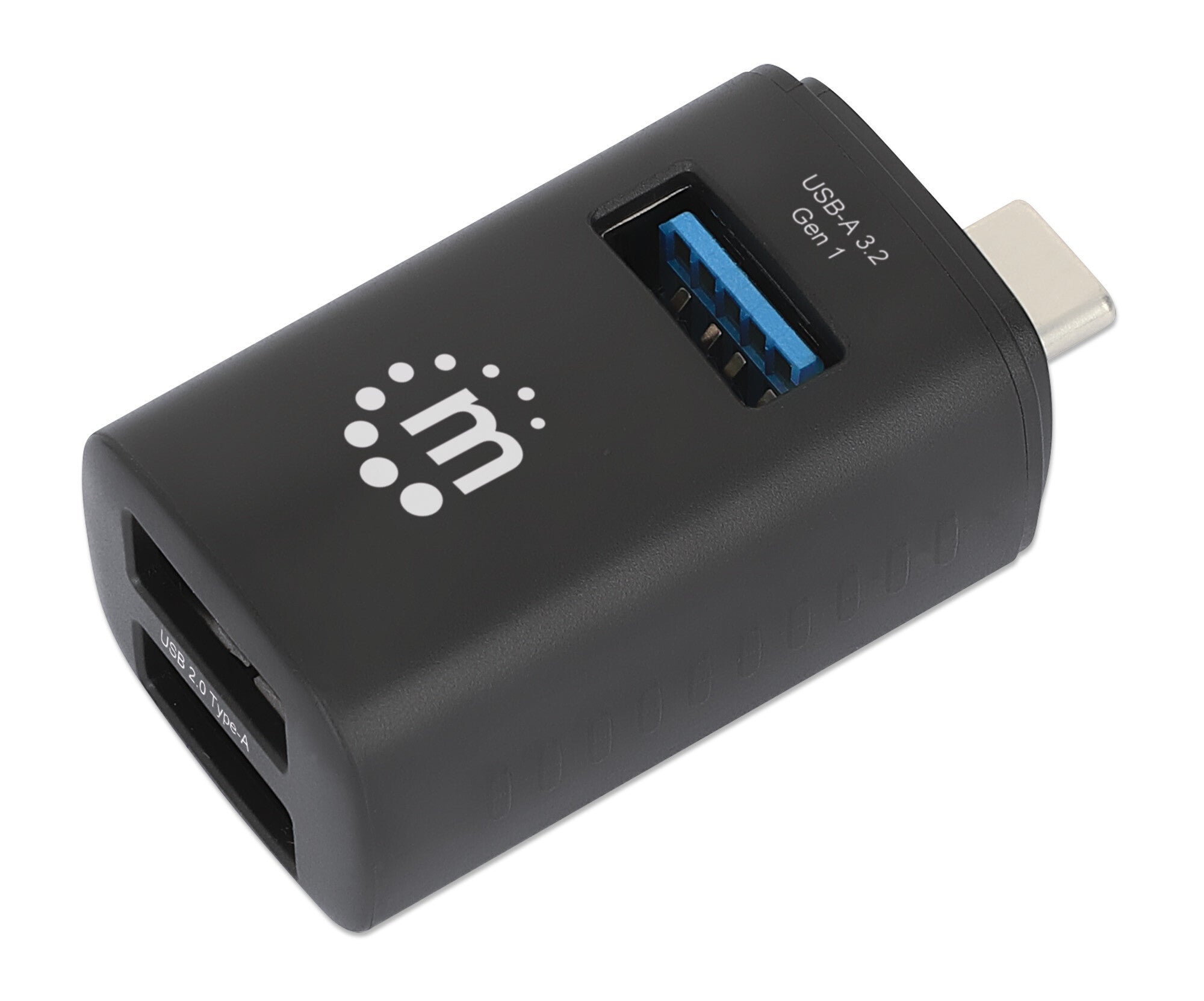 Manhattan 180993 base para laptop o replicador de puertos USB 3.2 Gen 1 (3.1 Gen 1) Type-C Negro
