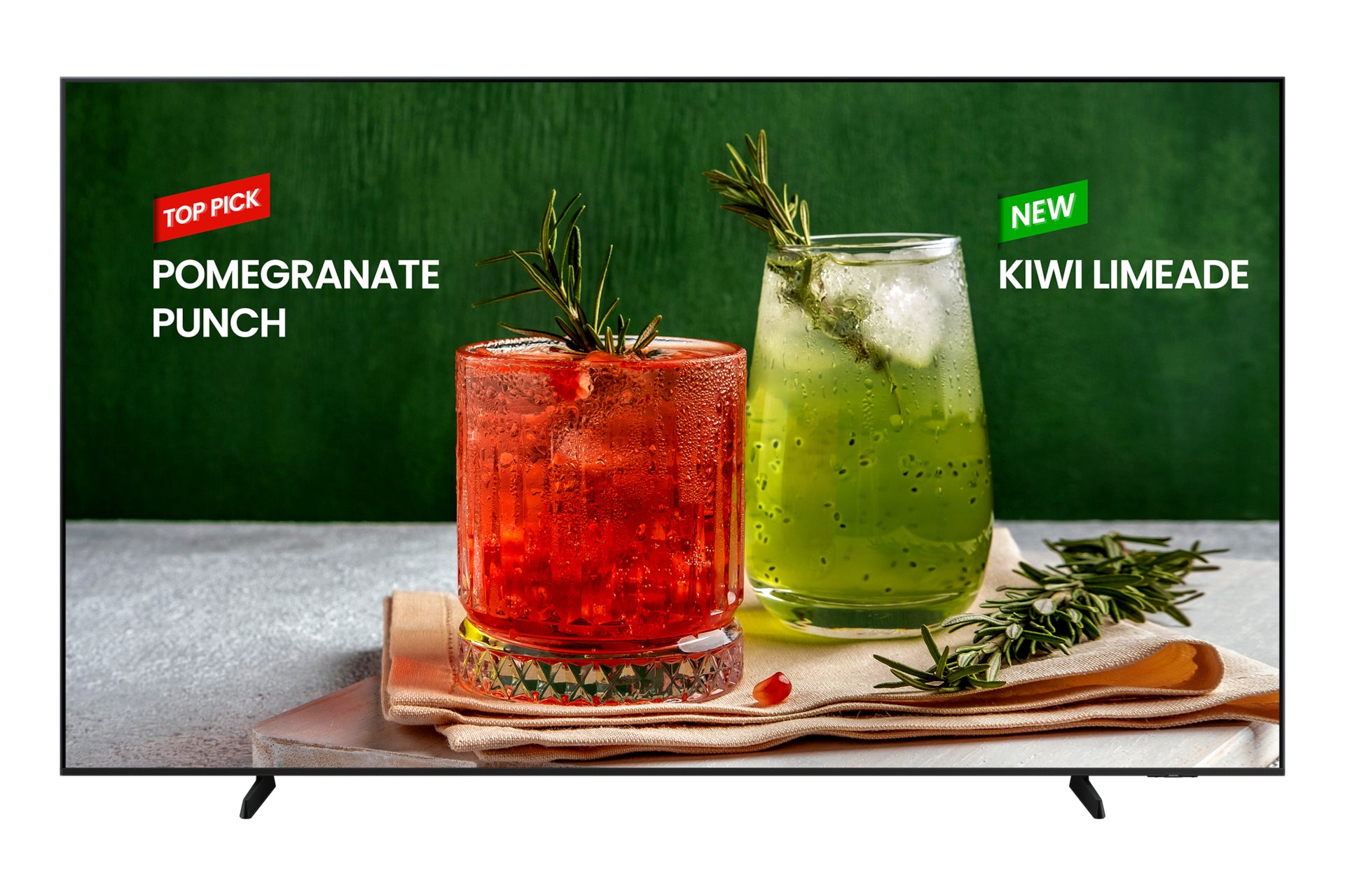 Samsung 98" Bed-H LED Crystal 4K UHD Display Resolution 3840x2160 SMART TV Content Mgmt 16/7 3Y