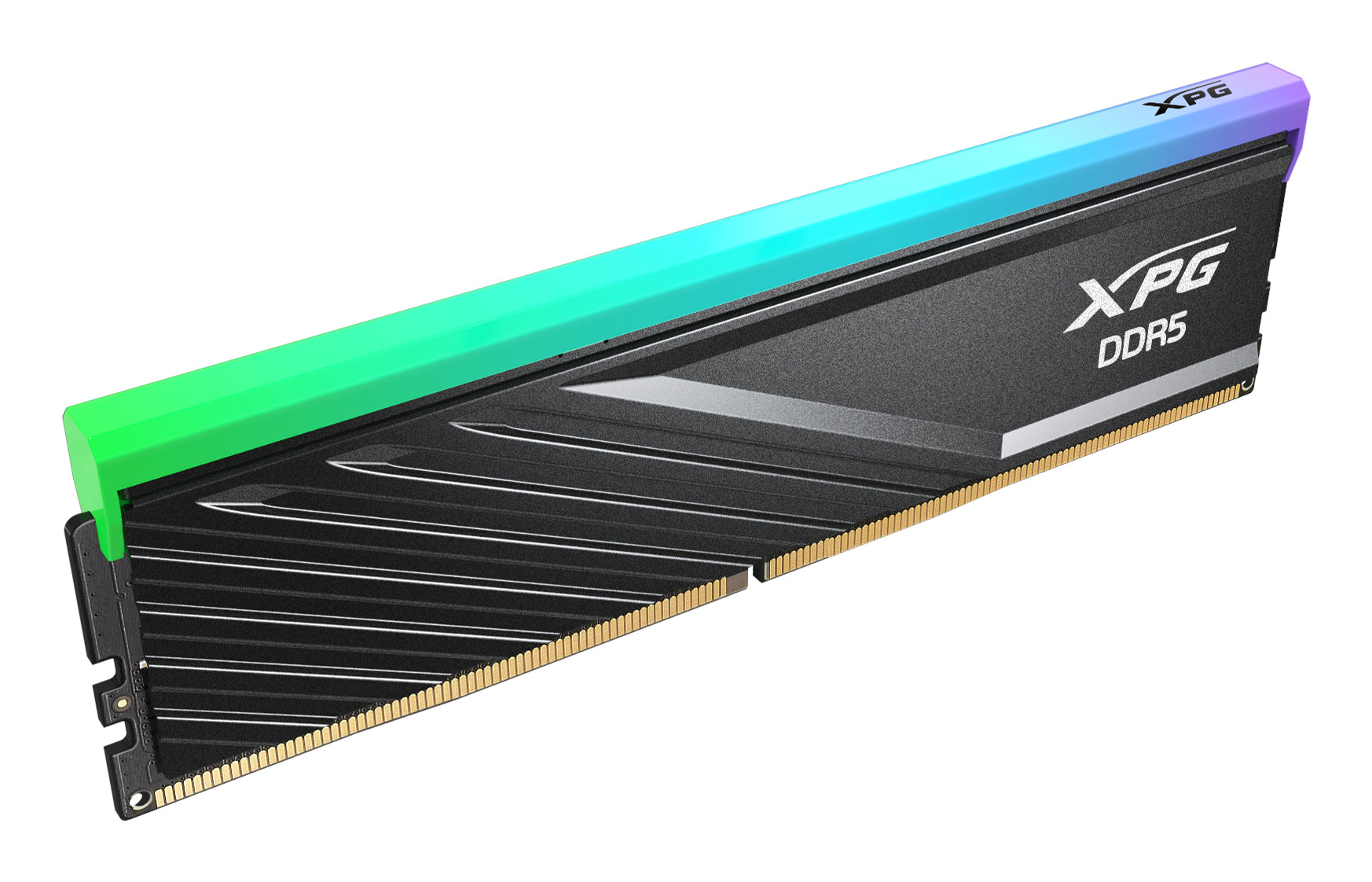 MEMORIA RAM ADATA XPG LANCER BLADE DDR5, 8 GB 5600MHZ, CL46, RGB XMP/EXPO CON DISIPADOR COLOR NEGRO (AX5U5600C468G-SLABRBK)