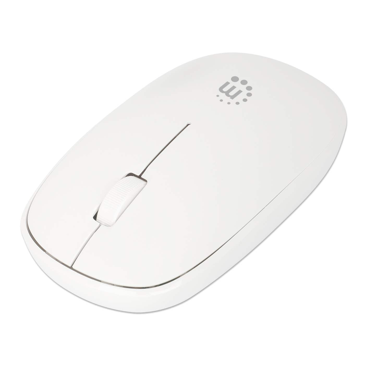 Mouse Optico Inalambrico Manhattan 2.4G Blanco