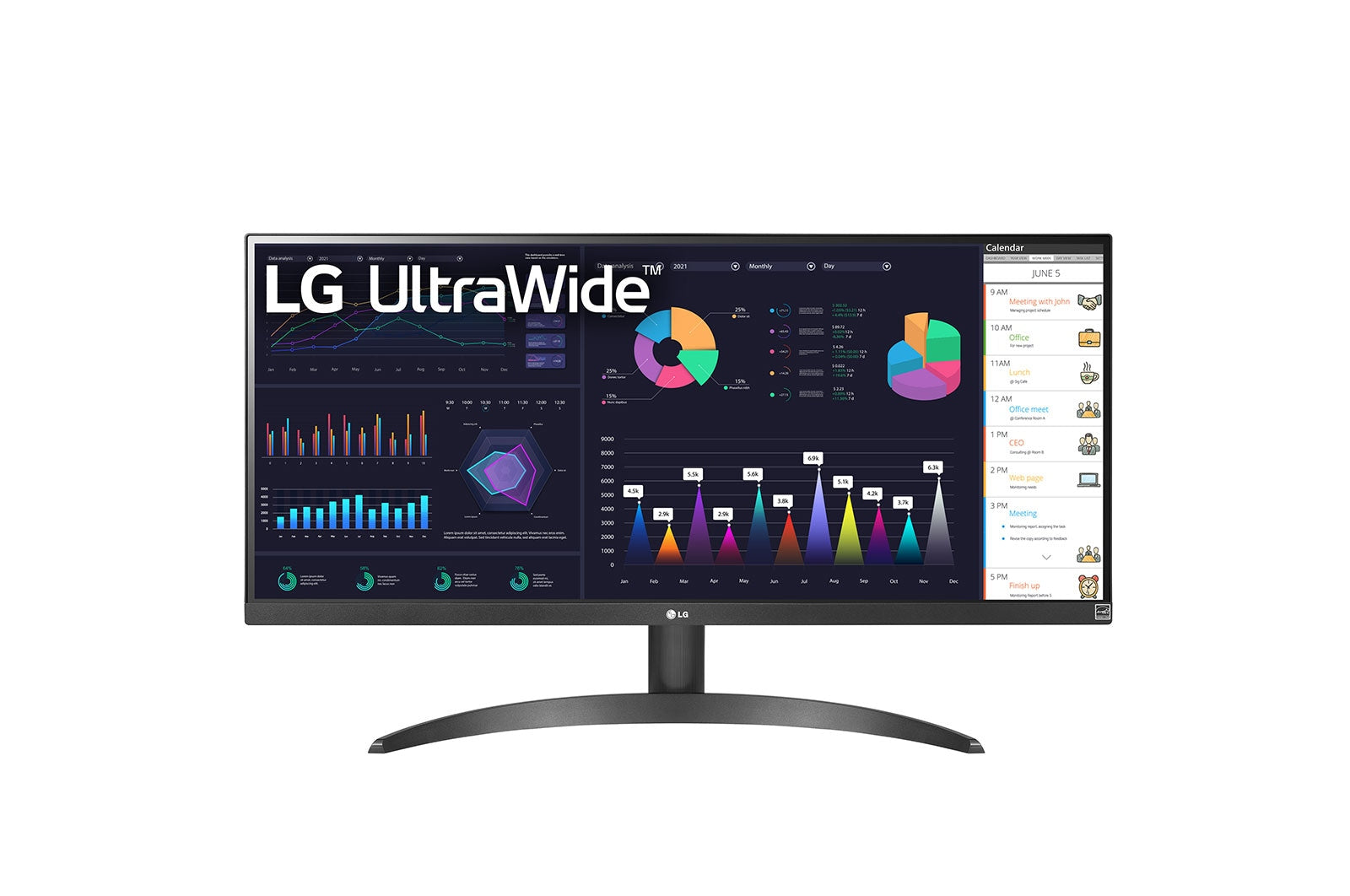 MONITOR LG ULTRAWIDE 29WQ500, 29 PLG, FULL HD, 2560X1080, AMD FREESYNC, 100HZ, HDMI, DISPLAY PORT, PANEL IPS, TR 5MS, ASPECTO 21:9, CONTR. 1000:1, BRILLO 250CD/M², VESA 100X100, COLOR NEGRO.