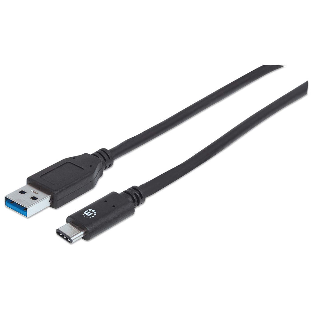 Manhattan USB A-C 3.2 Super Speed Cable 1m Black