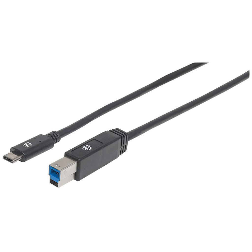 Manhattan USB-C 3.1 SuperSpeed Cable 2m Black