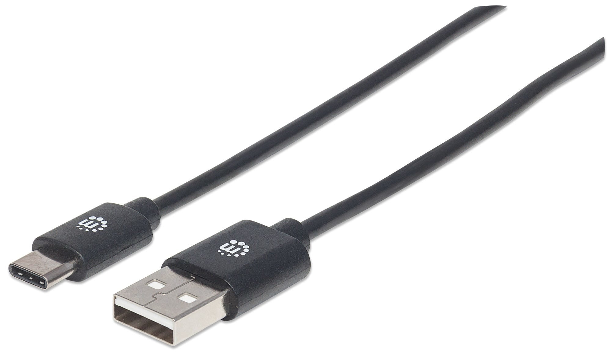 Manhattan USB A-C 2.0 High-Speed Cable 3m Black