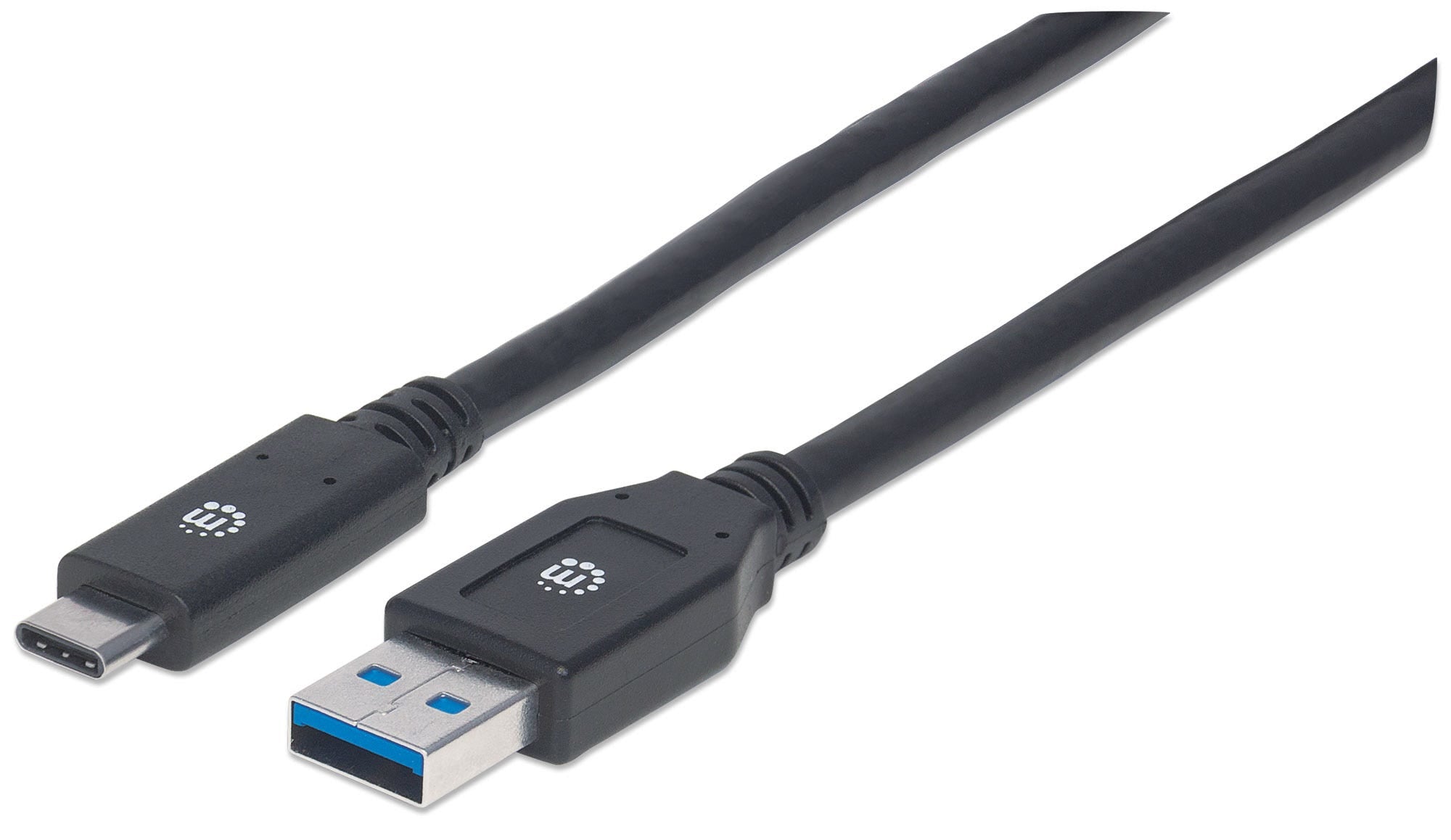 Manhattan USB A-C 3.1 SuperSpeed Cable 3m Black