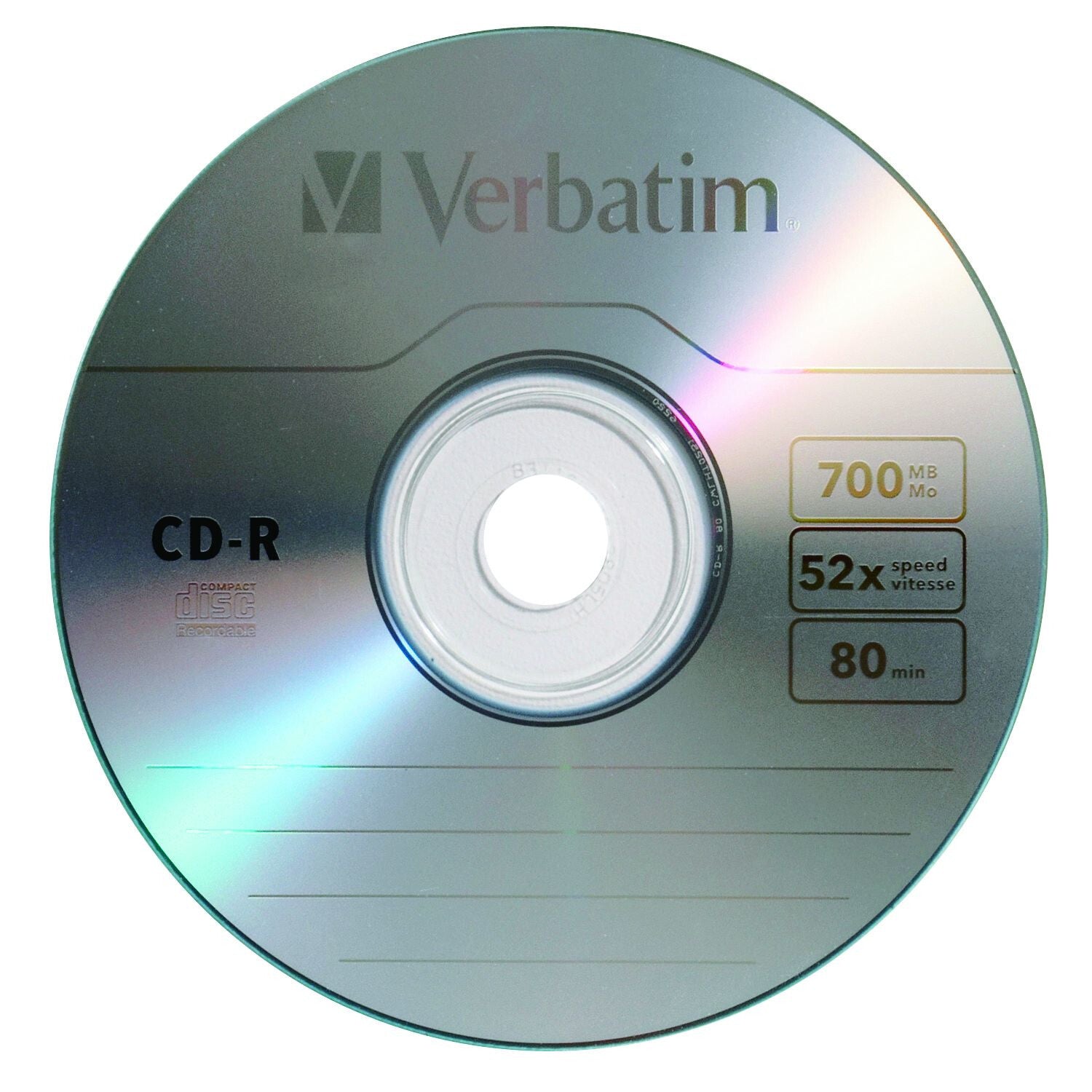 Verbatim Standard 120mm CD-R Media 700 MB 52x 50 pieza(s)
