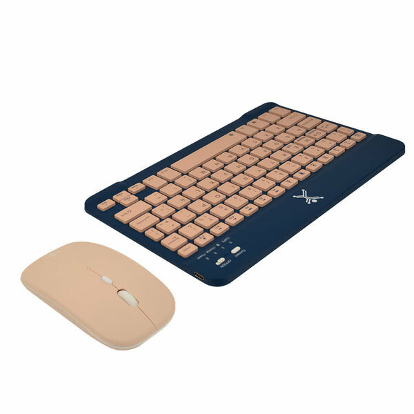 Perfect Choice Genova teclado Ratón incluido Universal RF inalámbrico + bluetooth Español Azul