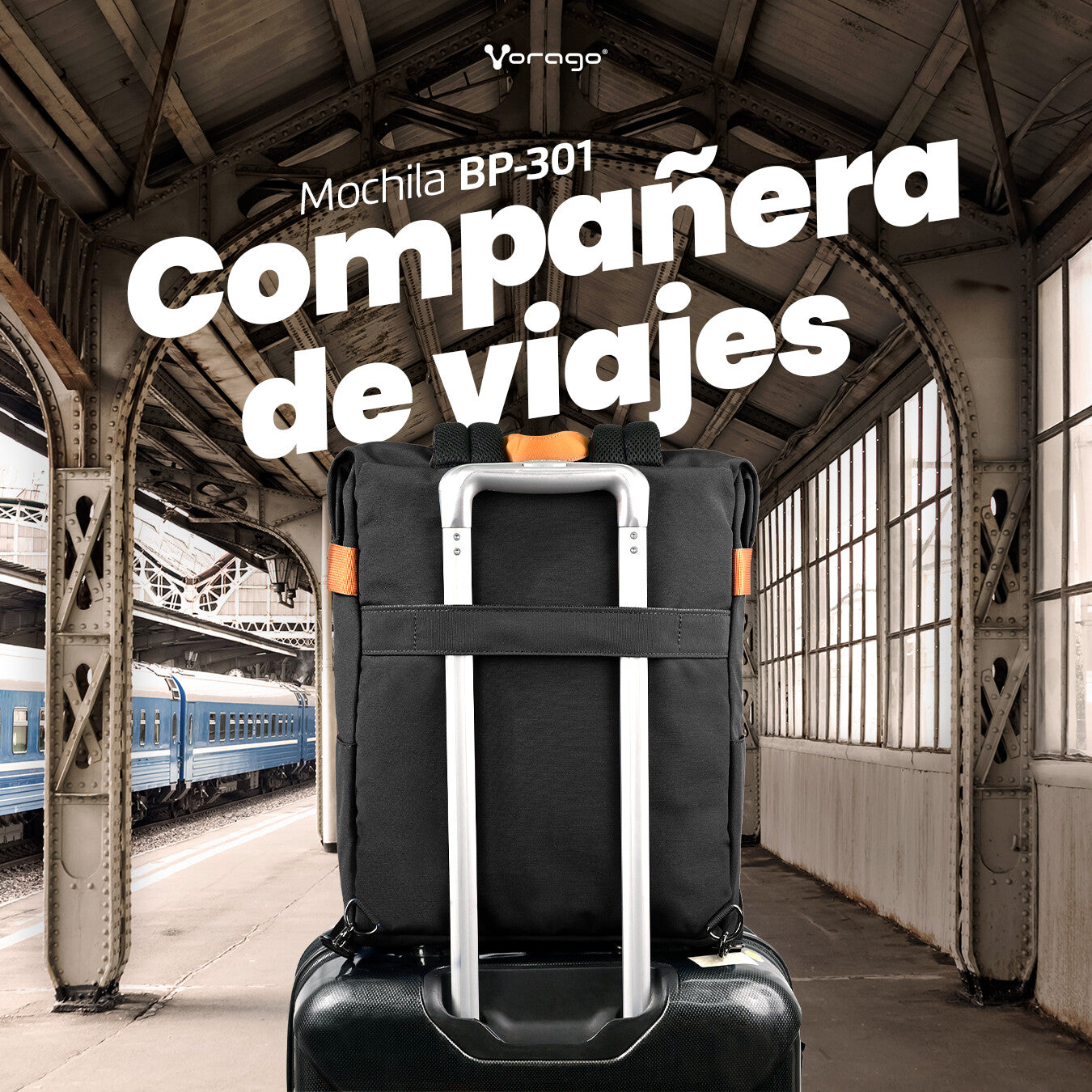 Vorago BP-301-BK mochila City backpack Negro Poliéster