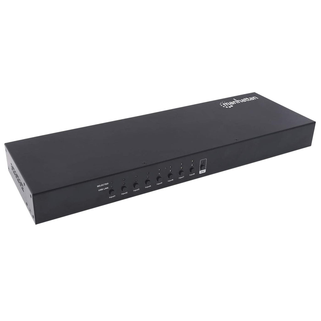 MUX KVM ,MANHATTAN,152785, DESKTOP HDMI/USB 8:1 CON CABLES USB