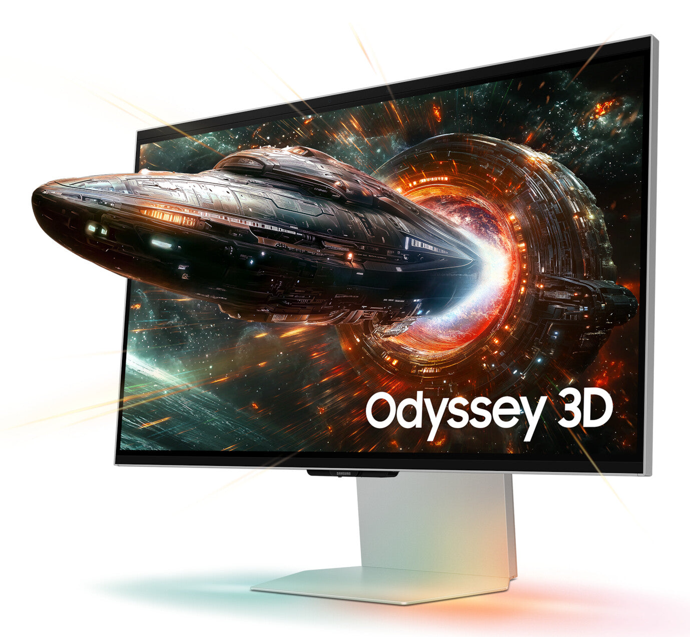 Samsung Odyssey 3D monitor de computadora 68.6 cm (27") 2160 x 3840 Pixeles 4K Ultra HD LED Plata