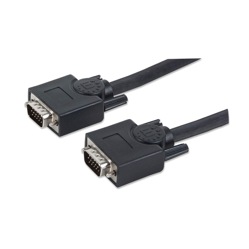 Manhattan HD15 M-M SVGA Monitor Cable 7.5m Black