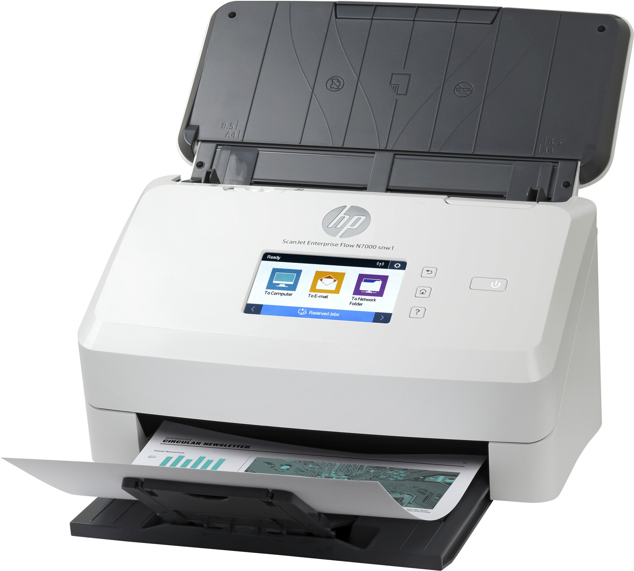 HP ScanJet Enterprise Flow N7000 snw1 Escáner alimentado con hojas 600 x 600 DPI A4 Blanco