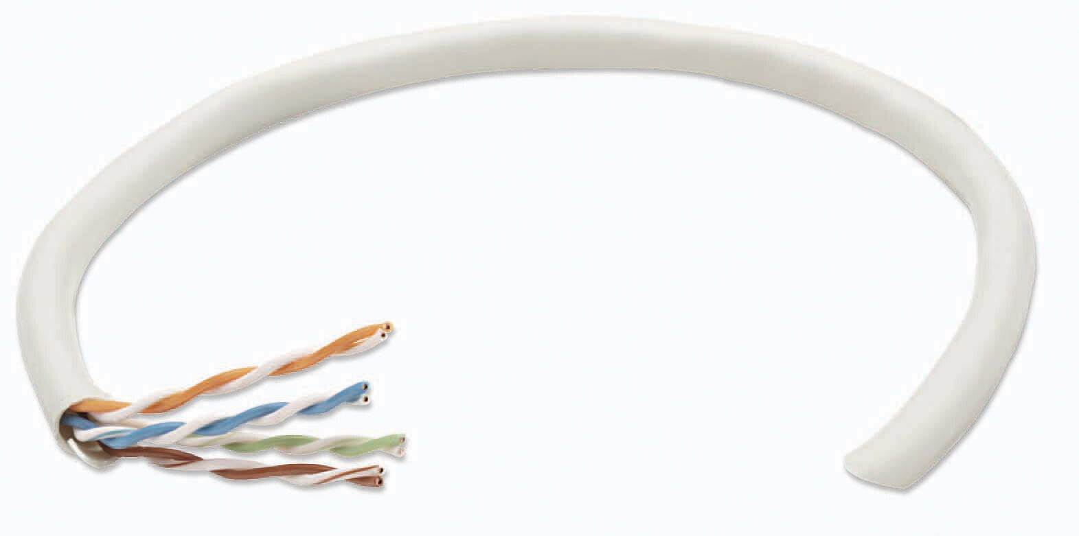 Intellinet Bobina de Cable UTP Cat6, Sólida, 100% cobre, CM