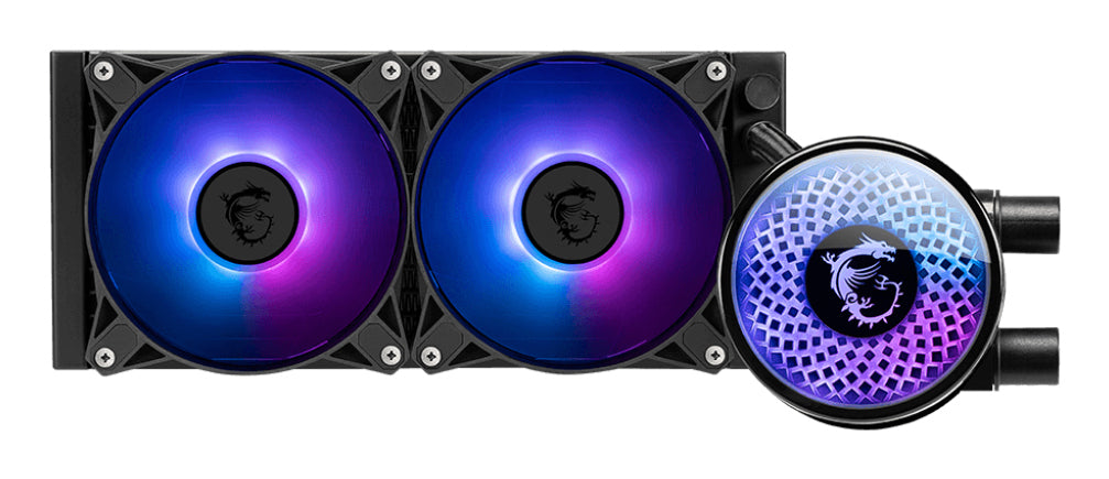 DISIPADOR DE ENFRIAMIENTO LIQUIDO MSI MAG CORELIQUID A12 240 / BLACK/ 240MM / INTEL ,1700, 1851 / AMD AM5, AM4 / RGB