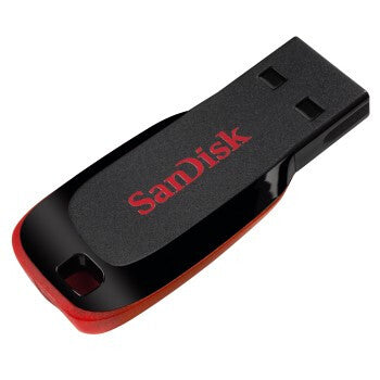 SanDisk Cruzer Blade unidad flash USB 64 GB USB tipo A 2.0 Negro, Rojo