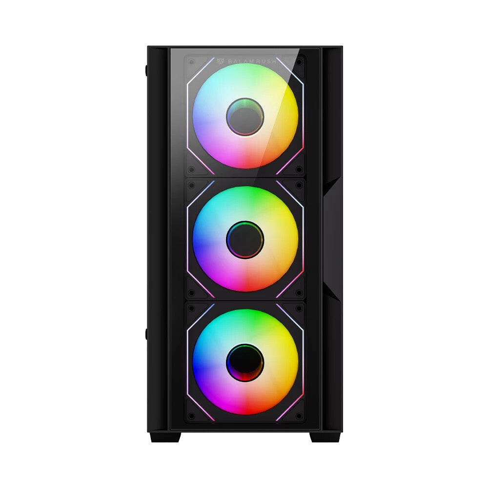 Balam Rush BR-943888 gabinete de computadora Mini Tower Negro