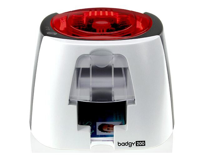 Evolis Badgy200 impresora de tarjeta plástica Pintar por sublimación/Transferencia térmica Color 260 x 300 DPI