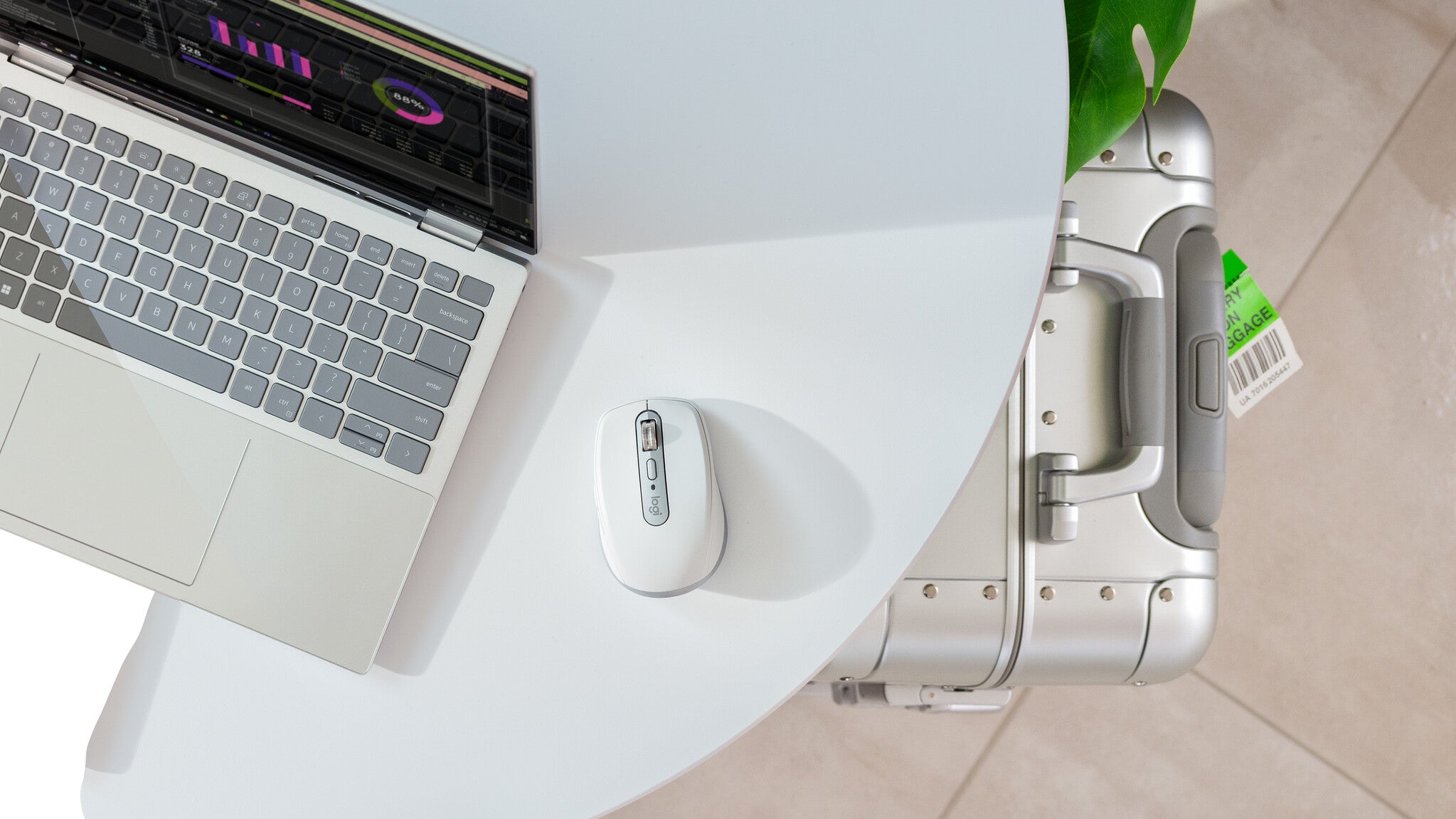 Logitech 910-006933 ratón Oficina Diestro RF inalámbrico + bluetooth Laser 8000 DPI