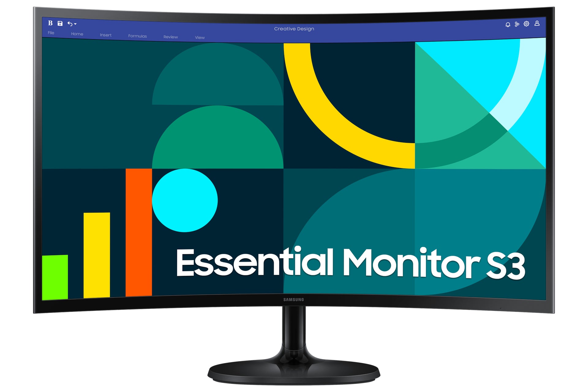 Samsung 27" Curved LED VA Panel FHD Monitor 1920x1080 Resolution