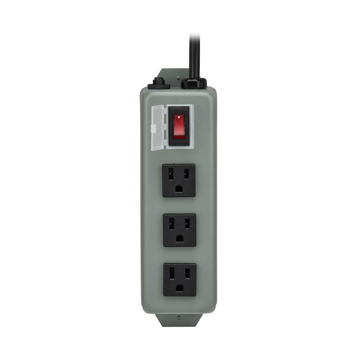 Tripp Lite 3SP9 Barra de Contactos Industrial, 3 Tomacorrientes, Cable de 2.74 m [9 pies], Clavija NEMA 5-15P, Protector para el Switch