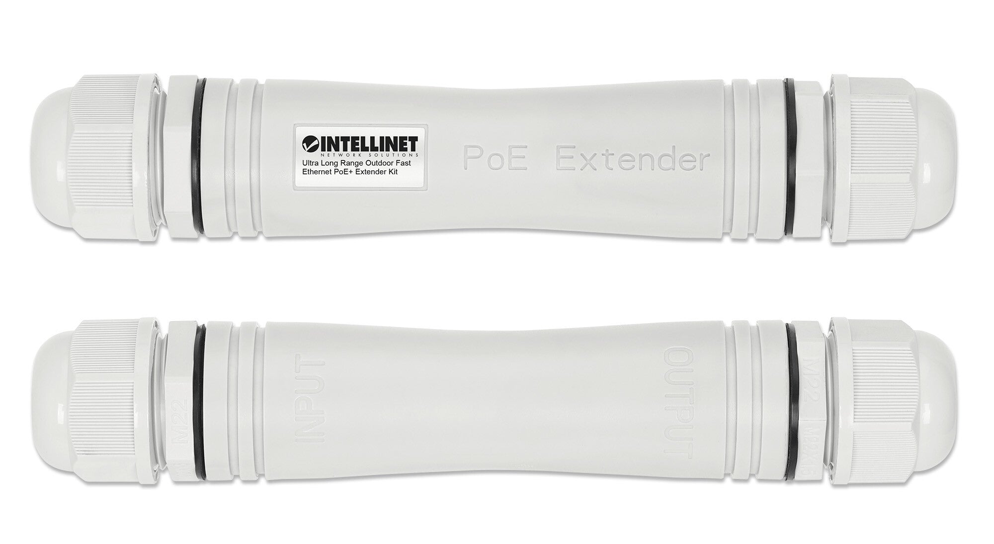Intellinet 561952 extensor de red Blanco 10, 100 Mbit/s