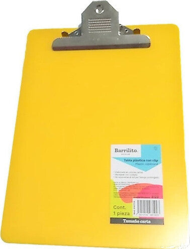 Barrilito 8192TCS portapapeles A4 Negro, Azul, Rojo, Amarillo