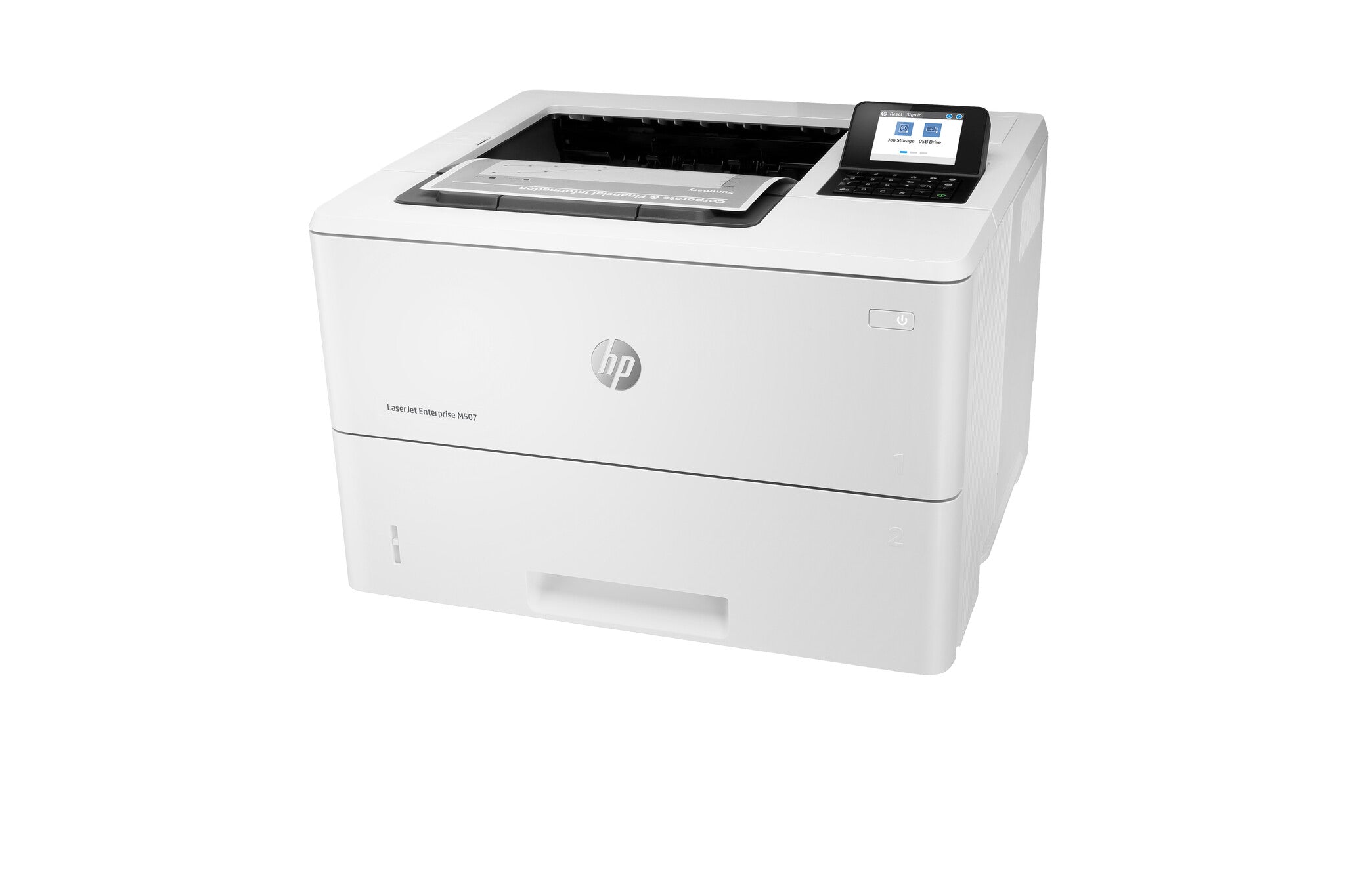 HP LaserJet Enterprise M507dn Blanco y negro Impresora, Ethernet solamente; Doble cara